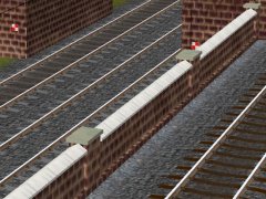 Standard track in 2m, 4m, 8m and 16m lengths, wooden, concrete and submerged concrete sleepers, grey and brown ballast, with or without stain.