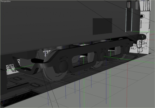 Just the frame, weels, axles and axleboxes so far. Still got to add all the springing, damping, random linkages, traction motors, pipes &amp; cables, sandboxes, steps and all the other stuff that makes the real ones look so busy...